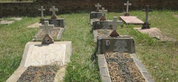 cemetery yard in Gulu
